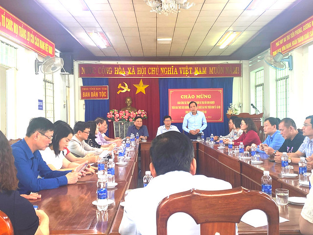 Đoàn công tác của Ban Dân tộc tỉnh Bắc Giang thăm quan, làm việc, học tập kinh nghiệm Chương trình MTQG tại tỉnh Kon Tum