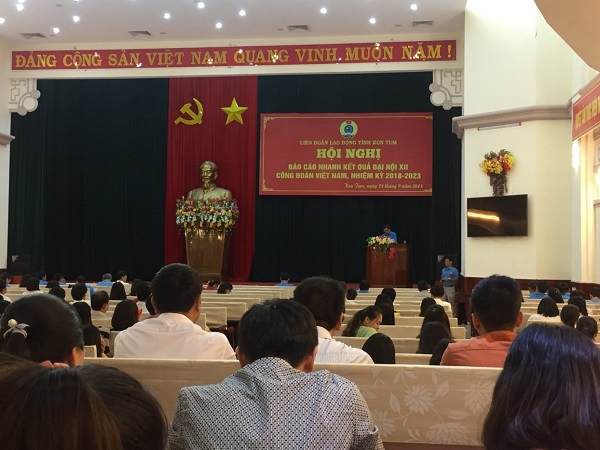 Hội nghị báo cáo nhanh kết quả Đại hội XII Công đoàn Việt Nam nhiệm kỳ 2018-2023