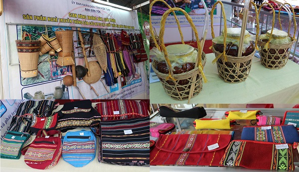 Trưng bày, giới thiệu sản phẩm nghề truyền thống tại Hội chợ triển lãm khu vực miền Trung-Tây Nguyên