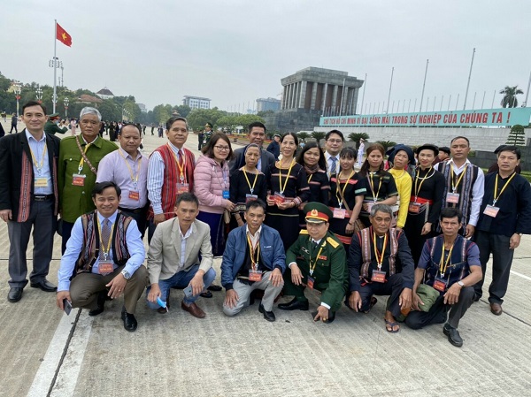 Đại biểu tỉnh Kon Tum tham dự Đại hội đại biểu toàn quốc các DTTS Việt Nam lần thứ II năm 2020 tại Hà Nội